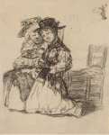 Goya Francisco Two Women in Church GR- - Hermitage